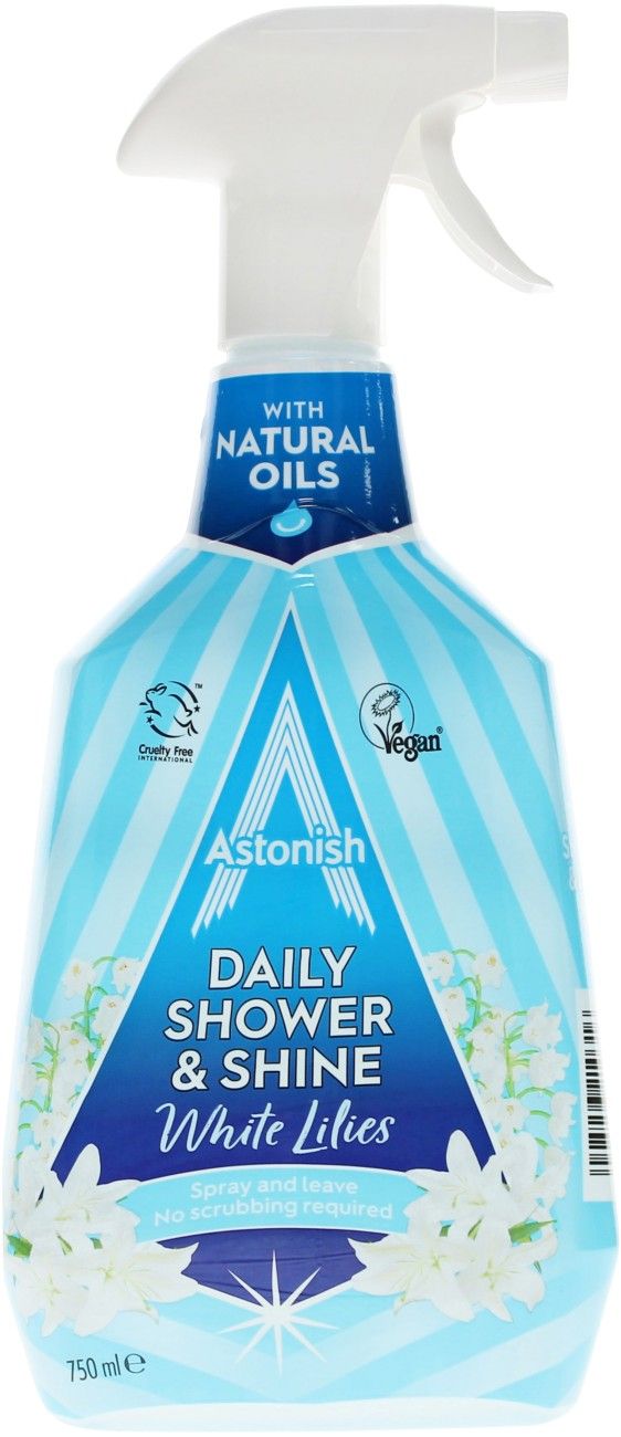 Astonish Daily Shower White Lillie's Cleaner 750ml - Image 1