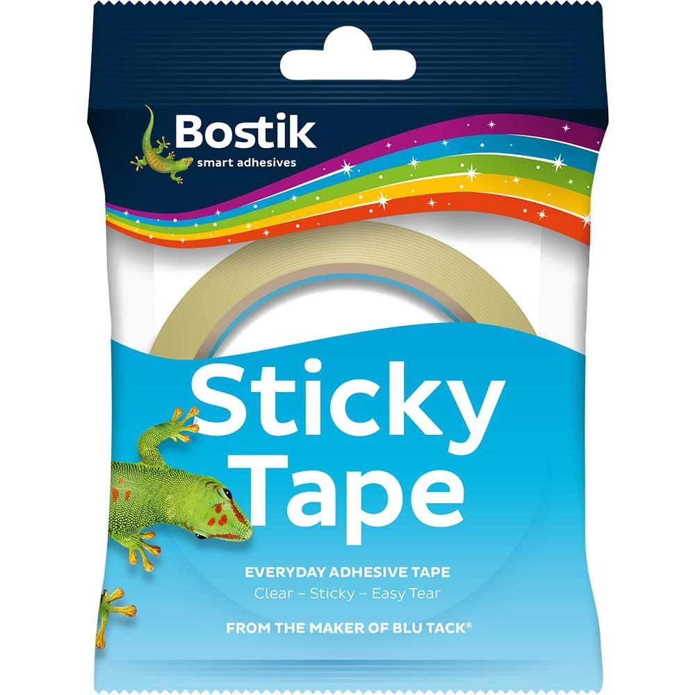 Bostik Sticky Tape Easy Tear Clear 24mm x 50m (Pack 12) - 30614974 - Image 1