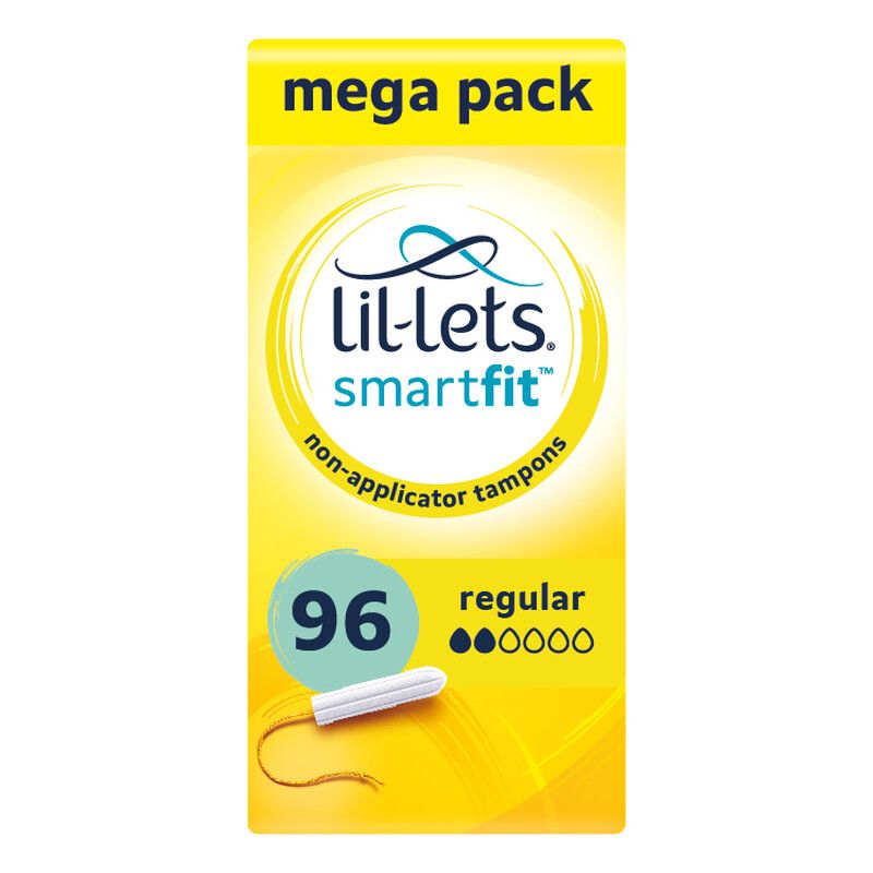 Lil-Lets Non-Applicator Tampons Regular x16 (Pack of 6) 8210478P - Image 1