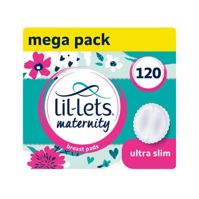 Lil-Lets Sanitary Maternity Breast 30 Pads Pack of 4 95MATBP30