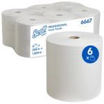 Scott 1-Ply Ultra Hand Towel Roll 304m (Pack of 6) 6667