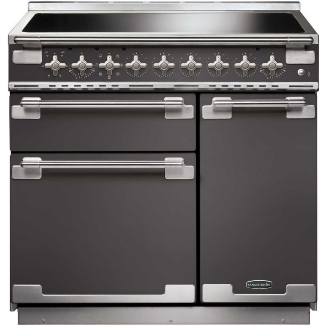 Rangemaster ELS90EISL Elise 90cm Induction Range Cooker 107930 - SLATE - Image 1