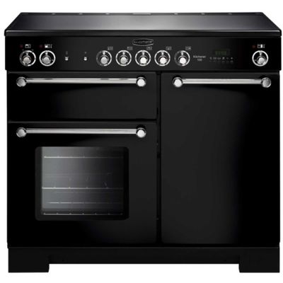 Rangemaster KCH100ECBL/C Kitchener 100cm Ceramic Range Cooker 112820 - BLACK
