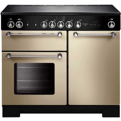 Rangemaster KCH100ECCR/C Kitchener 100cm Ceramic Range Cooker 112840 - CREAM