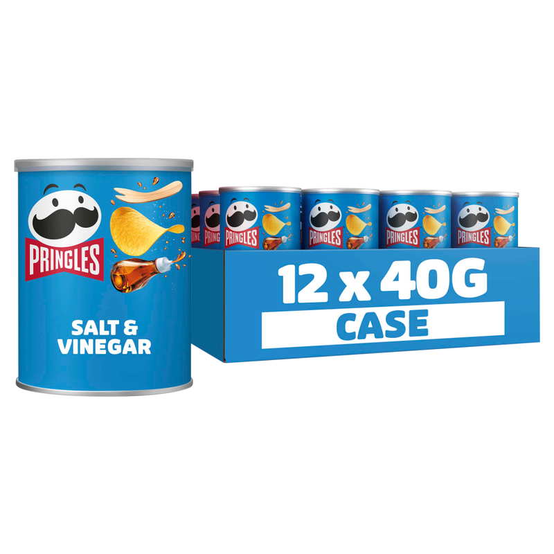 Mini Pringles Salt and Vinegar 12 x 40g - Image 1