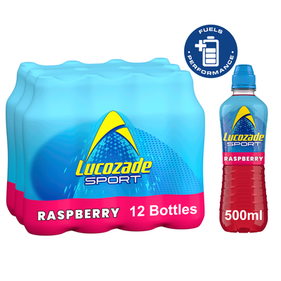 Lucozade Sport Raspberry 12 x 500ml Bottles