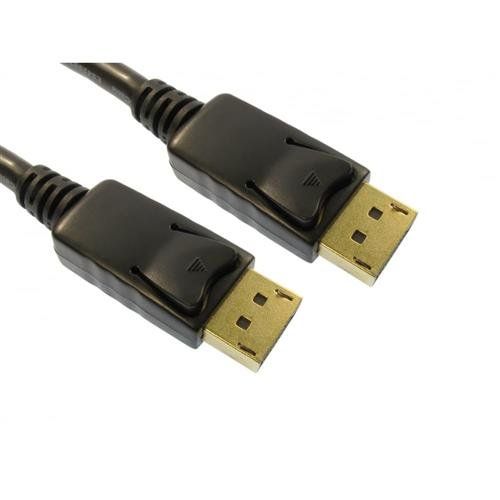 Cables Direct CDLDP-000LOCK DisplayPort cable 0.5 m Black - Image 1