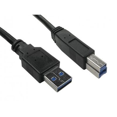 Cables Direct 99CDL3-805 USB cable USB 3.2 Gen 1 (3.1 Gen 1) 5 m USB A USB B Black