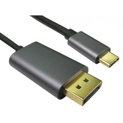 Cables Direct USB3C-8KDP-2M video cable adapter USB Type-C DisplayPort Black
