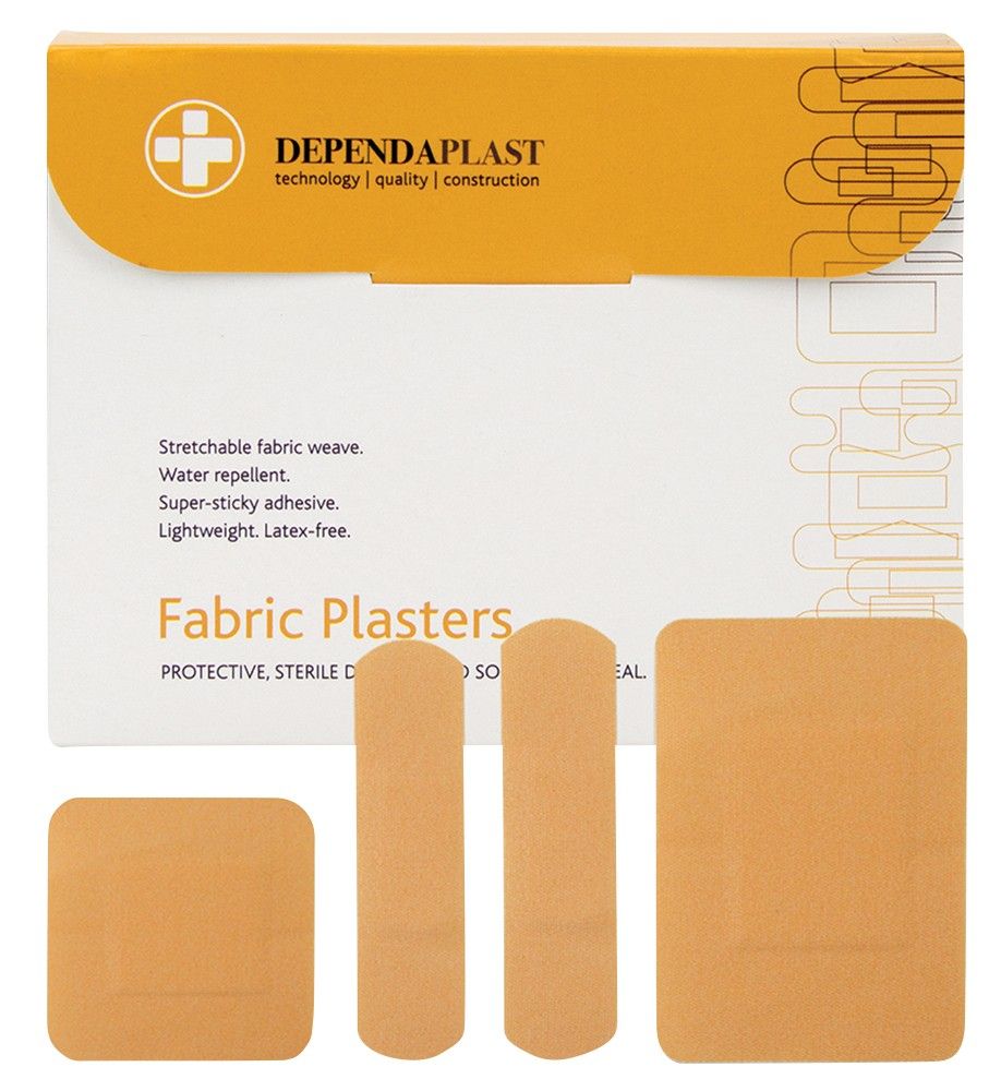 Reliance Medical Dependaplast Fabric Plasters Assorted Sizes (Pack of 100) 516 - Image 1