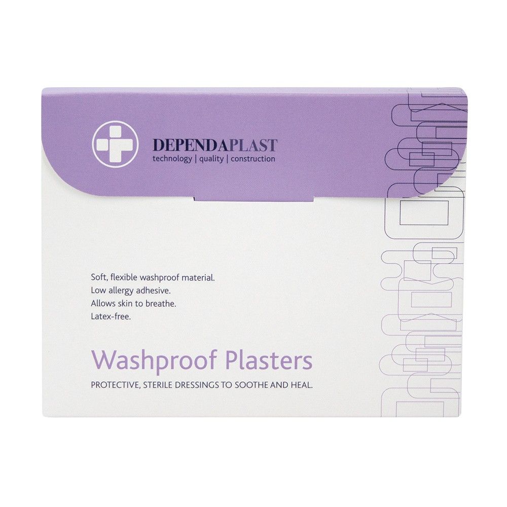 Reliance Medical Dependaplast Washproof Plasters Assorted (Pack of 100) 536 - Image 1