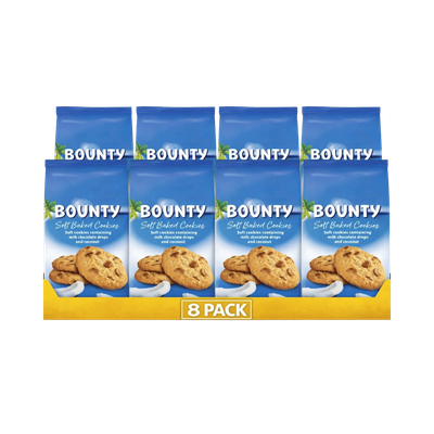 Bounty Soft Baked Cookies 8 x 180g