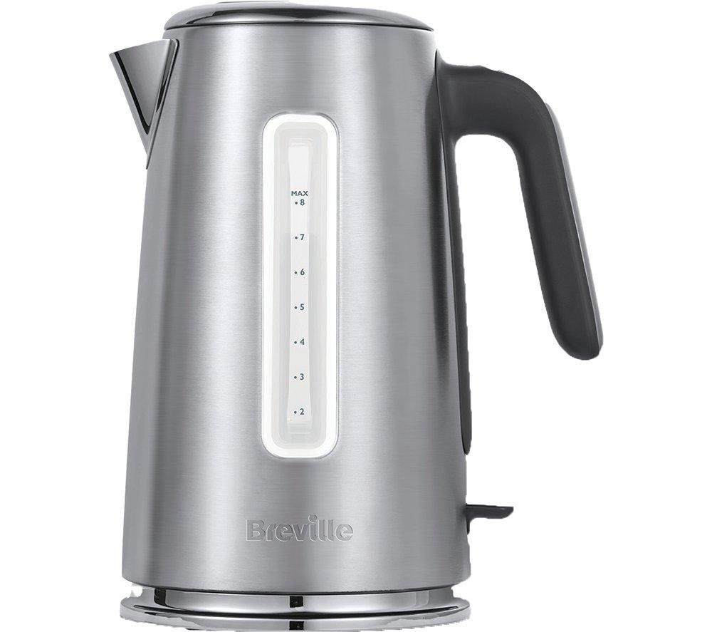 Breville Edge Electric 3kW Kettle 1.7L capacity Low Steam & Low Noise Brushed Stainless Steel - VKT236 - Image 1