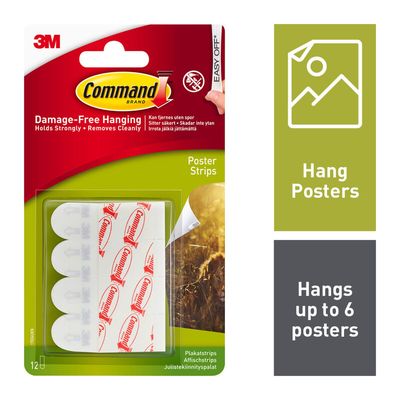Command Adhesive Poster Strips