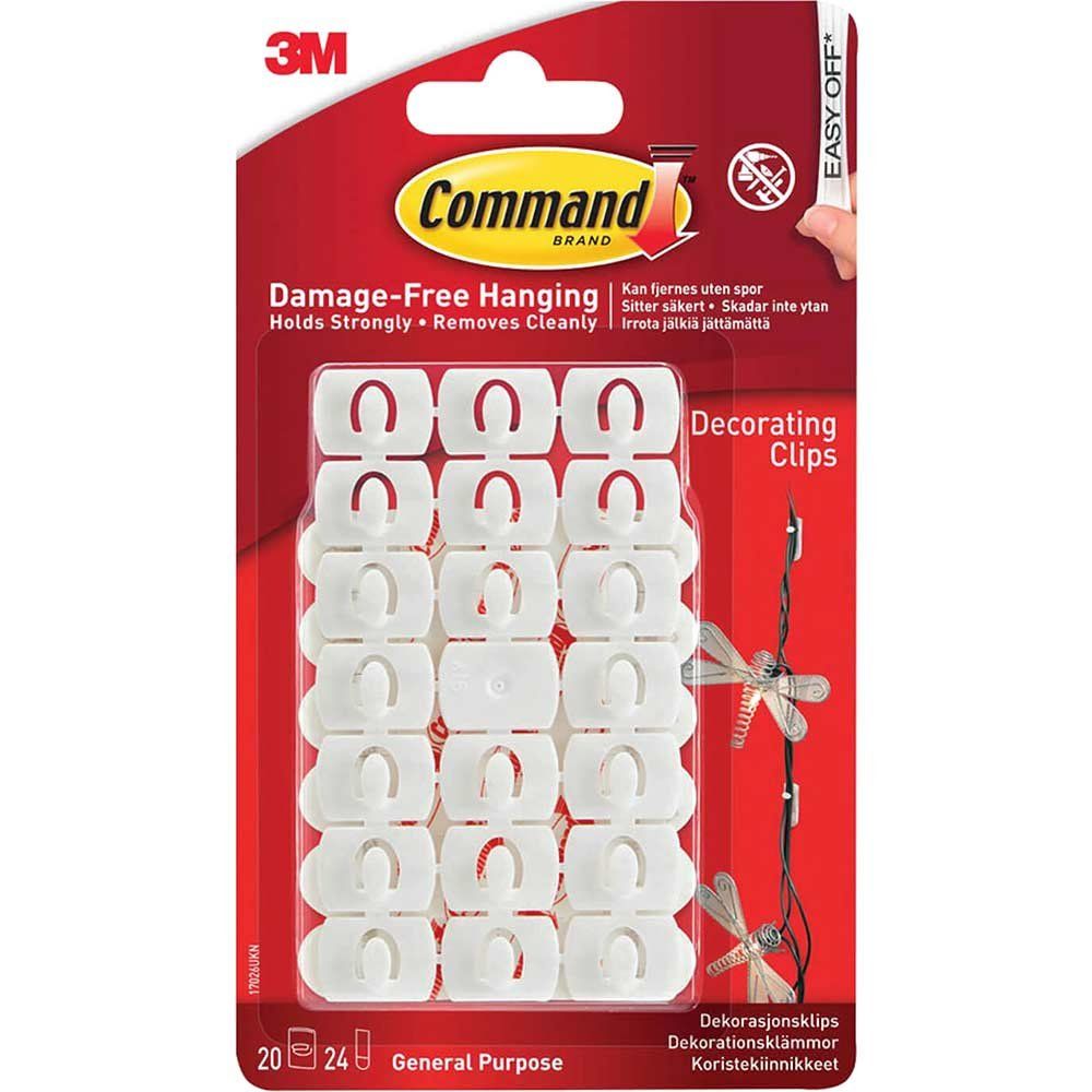 Command Adhesive Strip Decorating Clips - Image 1