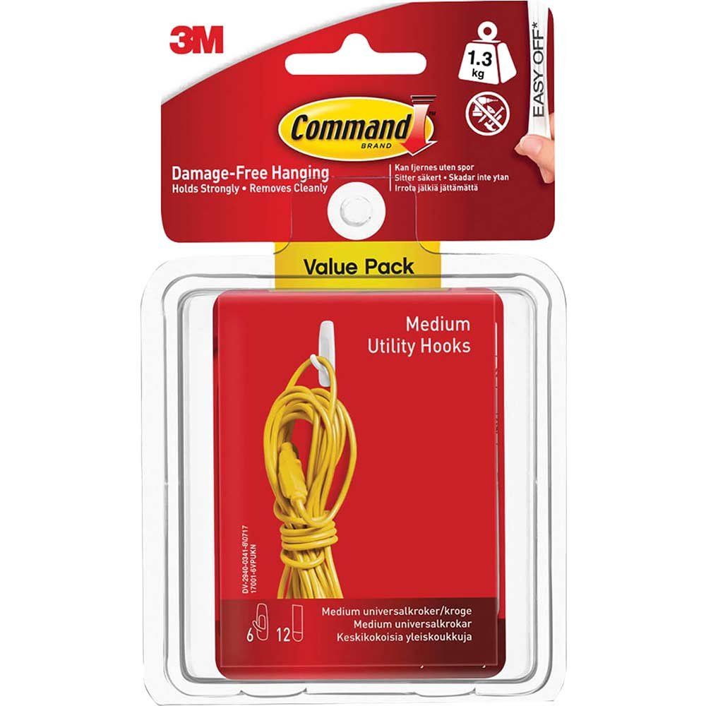 Command Adhesive Strip Utility Hooks - Image 1