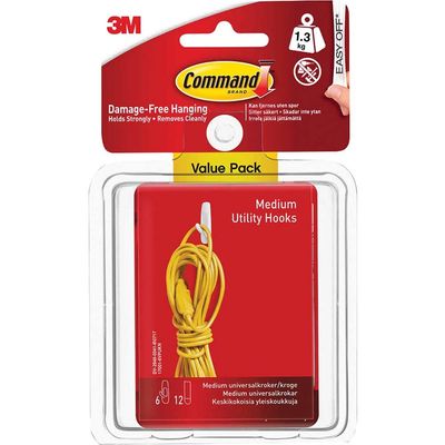 Command Adhesive Strip Utility Hooks