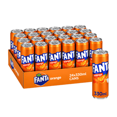 Fanta Orange 24 x 330ml Cans