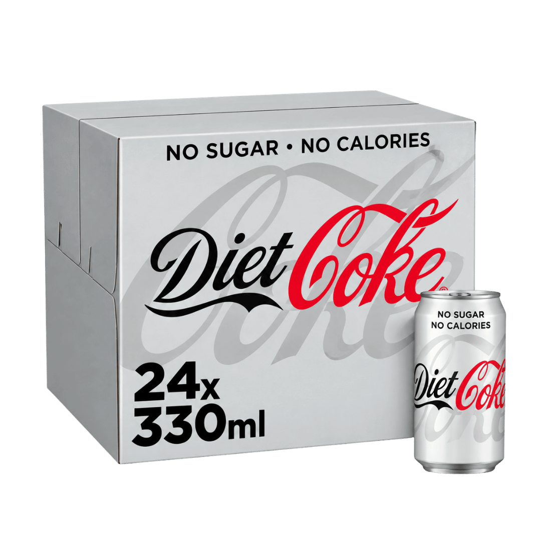 Coca Cola Diet 24 x 330ml Cans - Image 1