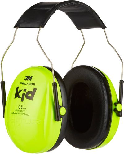 3M Peltor Kid Earmuffs SNR Value 27dB Neon Green H510AKG-1