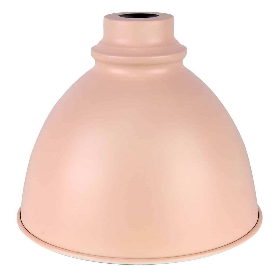 Opus 210mm Lamp Shade Industrial in Pastel Pink - Image 1