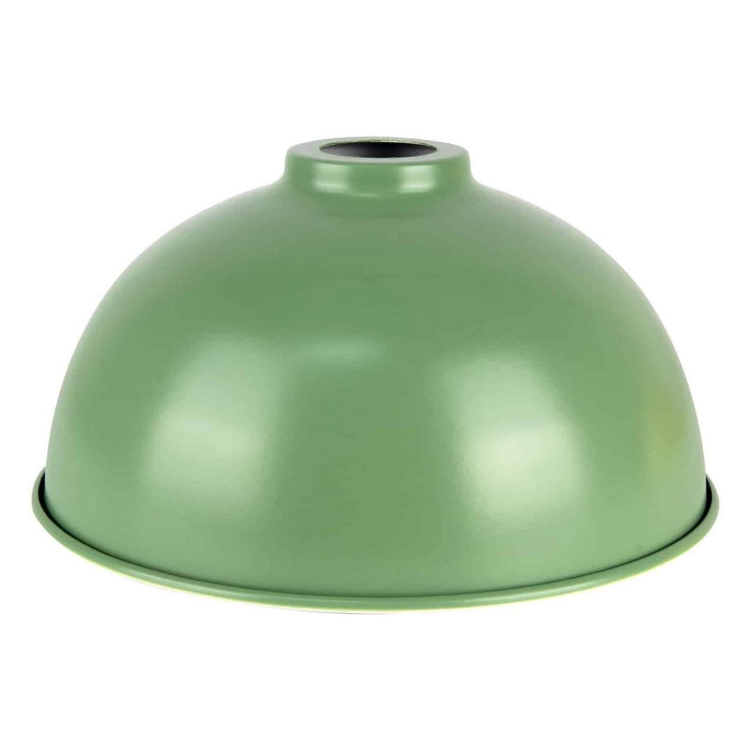 Opus 130mm Lamp Shade Dome in Green - Image 1