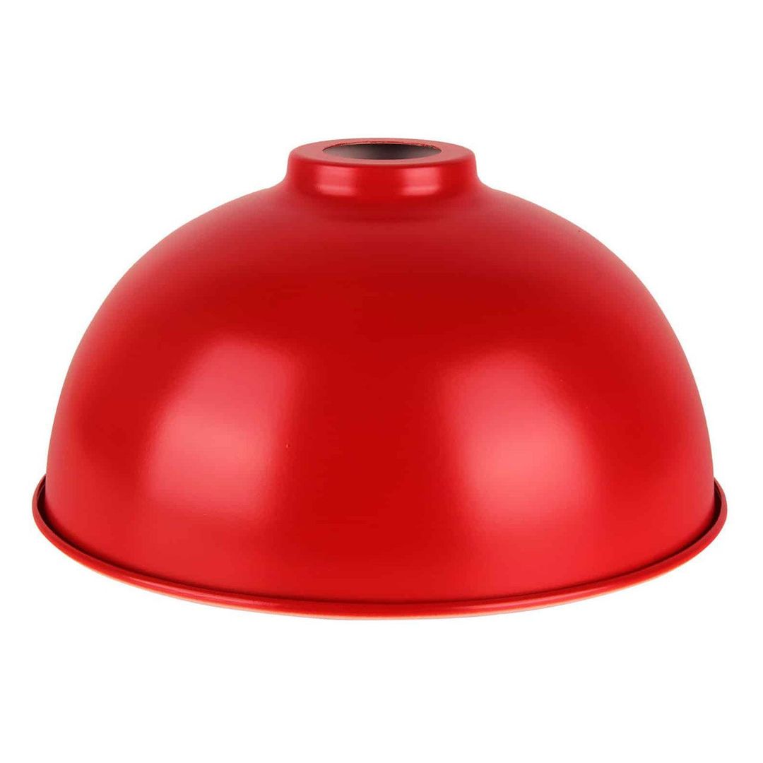 Opus 130mm Lamp Shade Dome in Red - Image 1