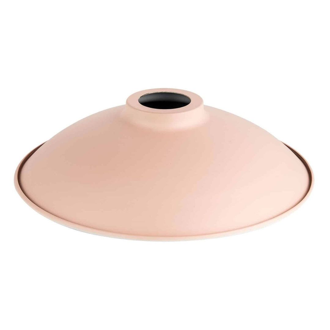 Opus 250mm Lamp Shade Diner in Pastel Pink - Image 1