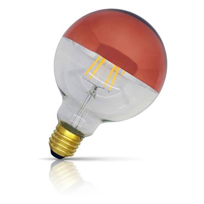 Opus LED G95 Globe Light Bulb E27 5W Dim Crown Copper Extra Warm White 2200K Screw Coloured