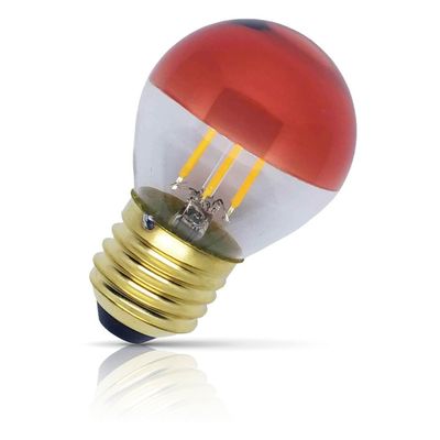 Opus LED Golfball Light Bulb E27 5W Dim Crown Copper Extra Warm White 2200K Round Screw Coloured
