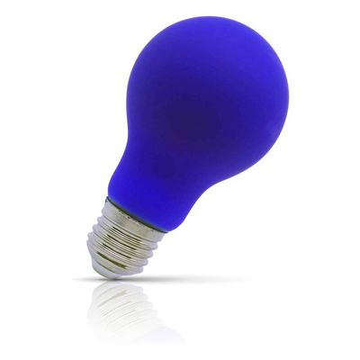 Opus LED GLS Light Bulb E27 4W Blue Screw Coloured in Frosted