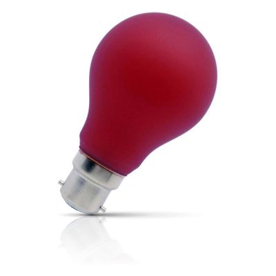 Opus LED GLS Light Bulb B22 4W Red Bayonet in Frosted