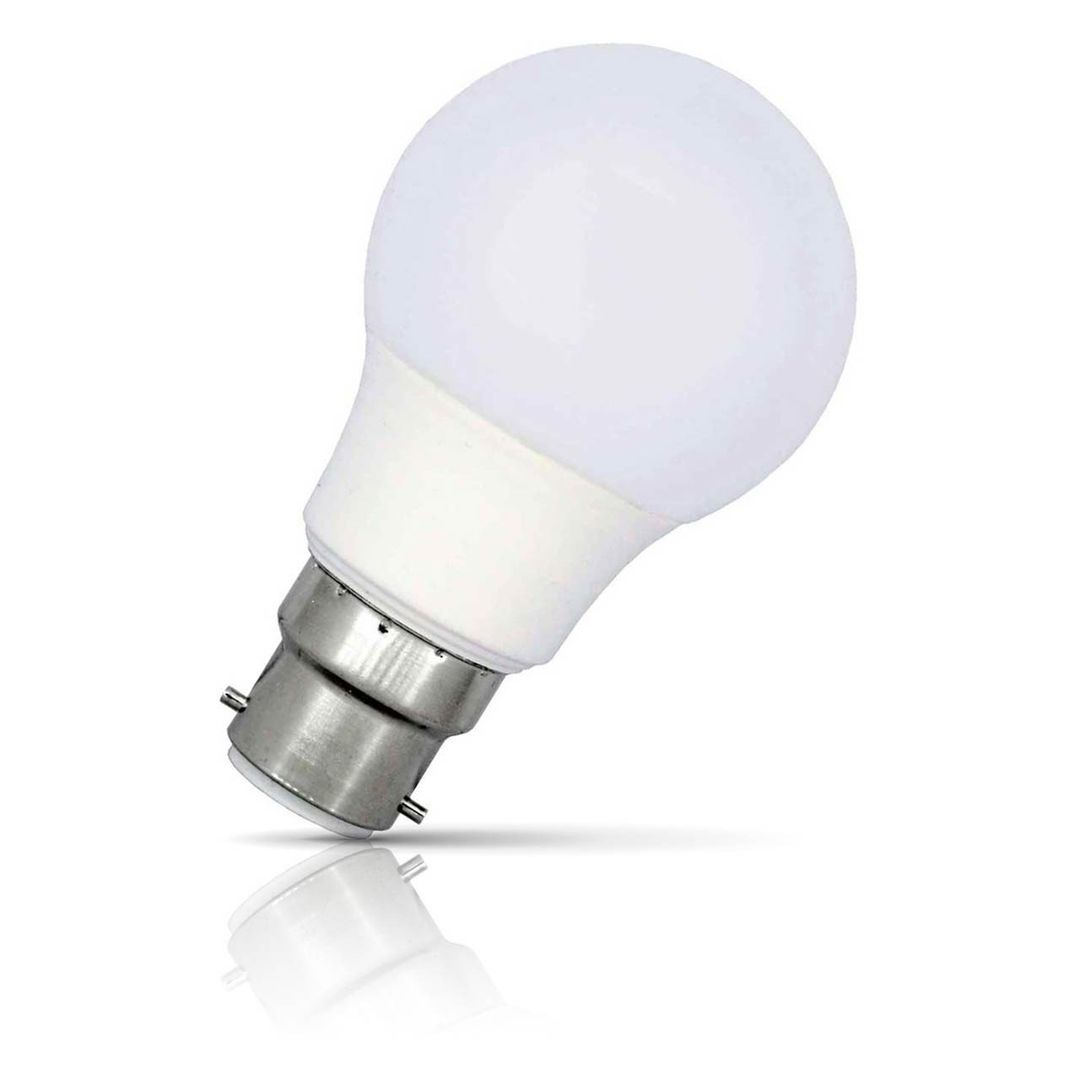 Opus LED GLS Light Bulb B22 5W (40W Eqv) Dimmable Tri-Colour CCT 3000K-6500K Bayonet Opal - Image 1