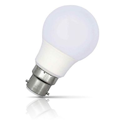 Opus LED GLS Light Bulb B22 5W (40W Eqv) Dimmable Tri-Colour CCT 3000K-6500K Bayonet Opal
