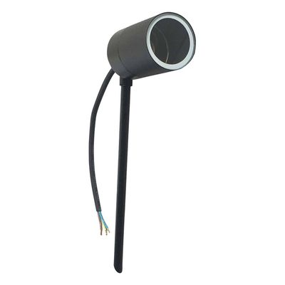 Opus Adjustable Garden Spike GU10 Spotlight Outdoor Lights in Black