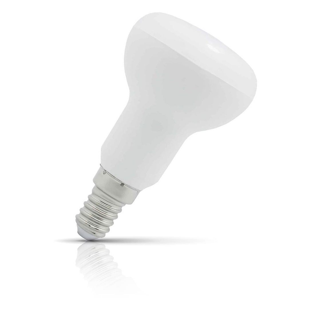 Opus LED R50 Reflector Light Bulb E14 6W Warm White 3000K Spotlight Small Screw Opal - Image 1
