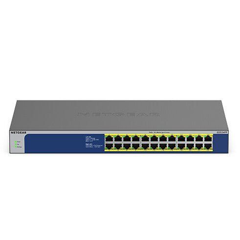 NETGEAR GS524PP Unmanaged Gigabit Ethernet (10/100/1000) Power over Ethernet (PoE) Grey - Image 1