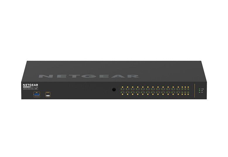 NETGEAR GSM4230P-100EUS network switch Managed L2/L3 Gigabit Ethernet (10/100/1000) Power over Ethernet (PoE) 1U Black - Image 1