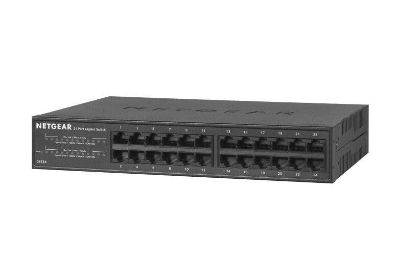 NETGEAR GS324 Unmanaged Gigabit Ethernet (10/100/1000) Black - Image 1