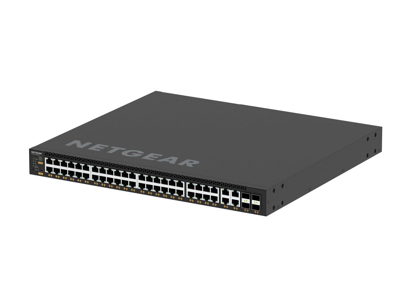 NETGEAR M4350-44M4X4V Managed L3 2.5G Ethernet (100/1000/2500) Power over Ethernet (PoE) 1U Black - Image 1