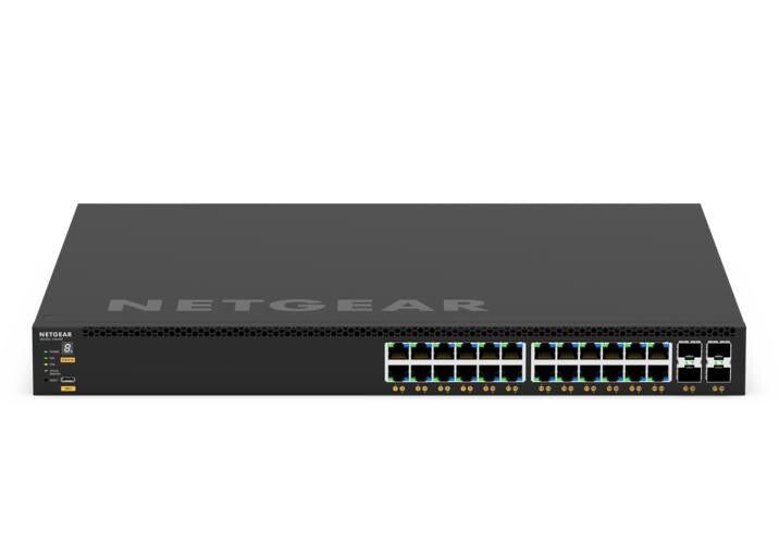 NETGEAR GSM4328-100AJS Managed L3 Gigabit Ethernet (10/100/1000) Power over Ethernet (PoE) 1U Black - Image 1