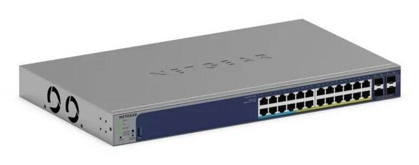 NETGEAR GS728TXUP Managed Gigabit Ethernet (10/100/1000) Power over Ethernet (PoE) 1U Grey - Thumbnail 2
