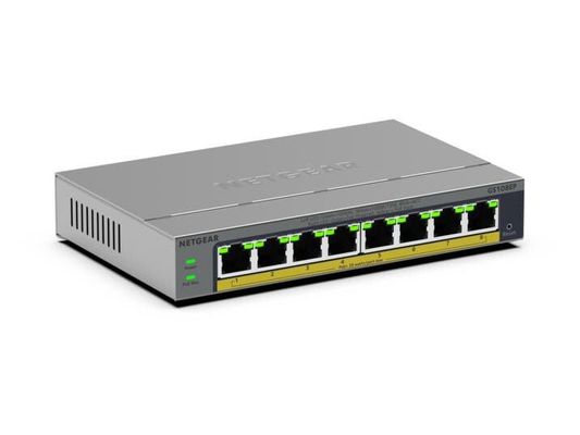 NETGEAR GS108EP Managed L2/L3 Gigabit Ethernet (10/100/1000) Grey - Thumbnail 2