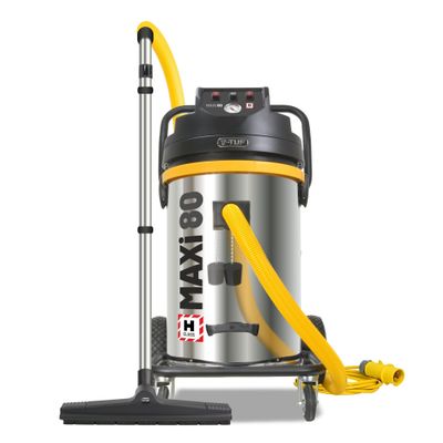 V-TUF MAXI 3500W H Class 80L Dust Extractor + Filter Shaker (230V)