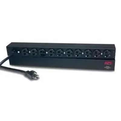 APC Rack PDU Basic 1U 20A 120V power distribution unit (PDU) Black