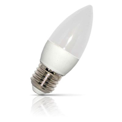 Opus LED Candle Light Bulb E27 3-Step Dimmable 5W Warm White 3000K Screw Thermal Plastic Opal
