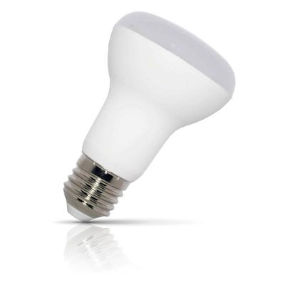 Opus LED R63/R64 Reflector Light Bulb E27 9W Warm White 3000K Spotlight Screw Thermal Plastic Opal