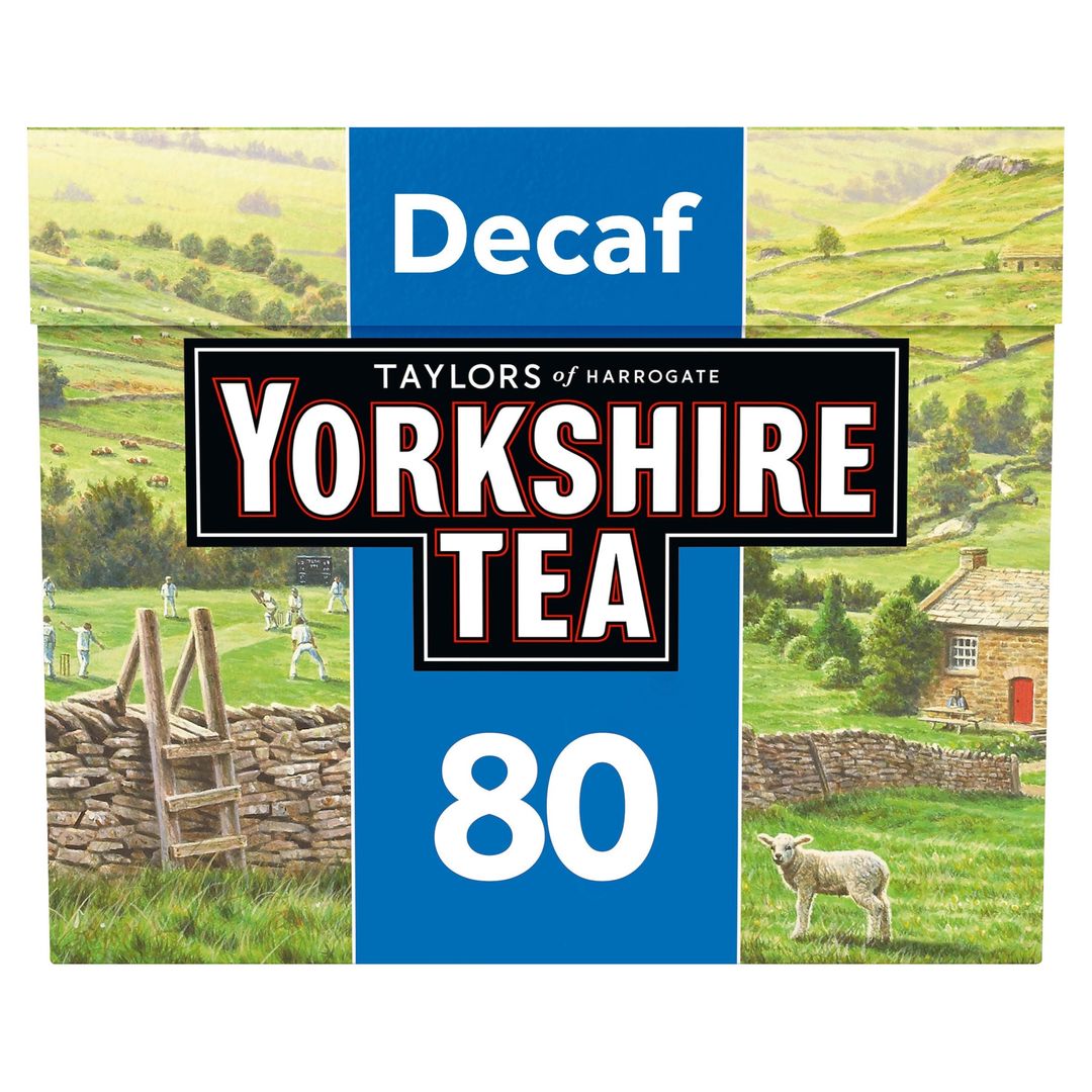 Taylors of Harrogate Yorkshire Tea Decaf 80 Tea Bags 250g - Image 1