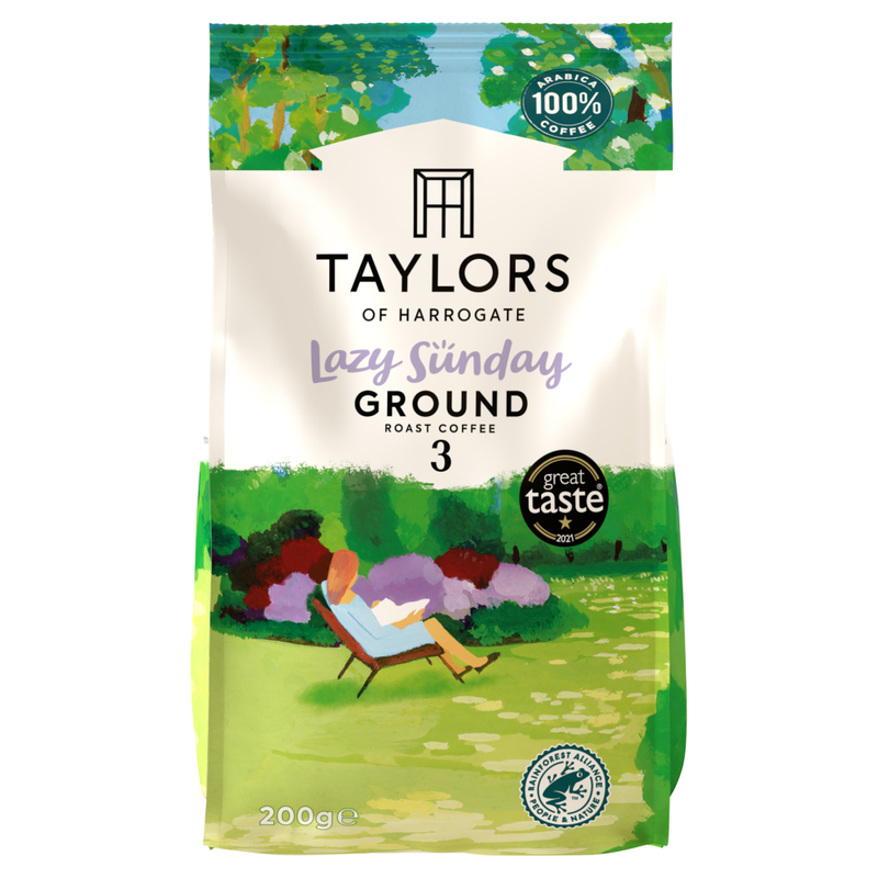 Taylors of Harrogate Lazy Sunday Ground Coffee 200g - Image 1
