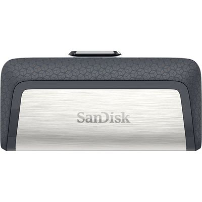 SanDisk Ultra Dual Drive USB Type-C USB flash drive 128 GB USB Type-A / USB Type-C 3.2 Gen 1 (3.1 Gen 1) Black Silver